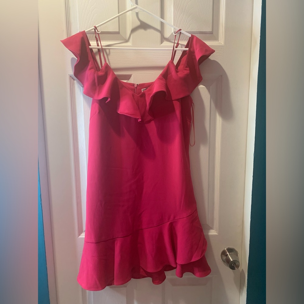 Womens Ruffled Mini Dress by Chelsea28 - Picture 2 of 7
